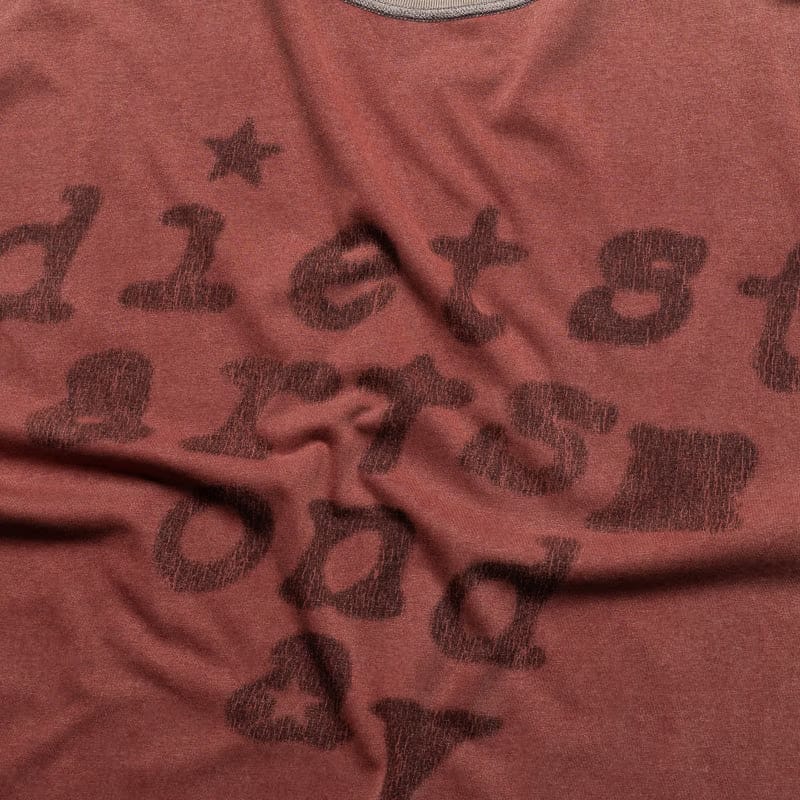 Diet Starts Monday Eye Test Tee - Maroon