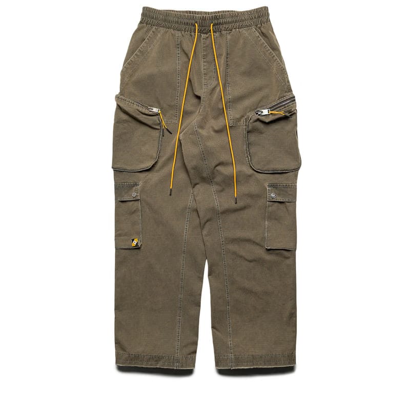 Diet Starts Monday Contrast Cargo Pants - Military Olive