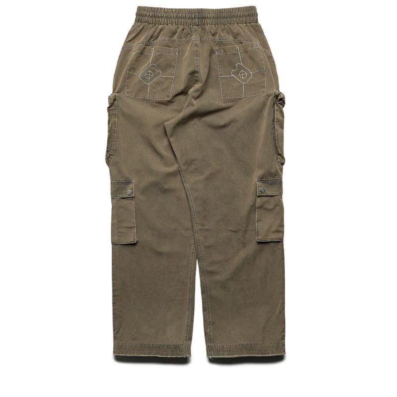 Diet Starts Monday Contrast Cargo Pants - Military Olive