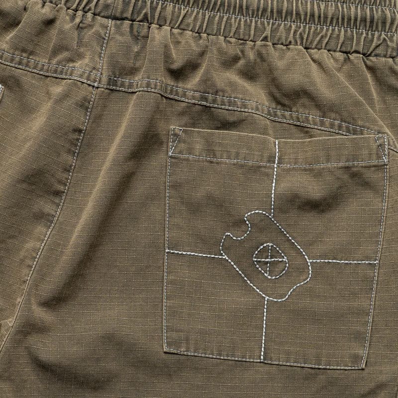 Diet Starts Monday Contrast Cargo Pants - Military Olive