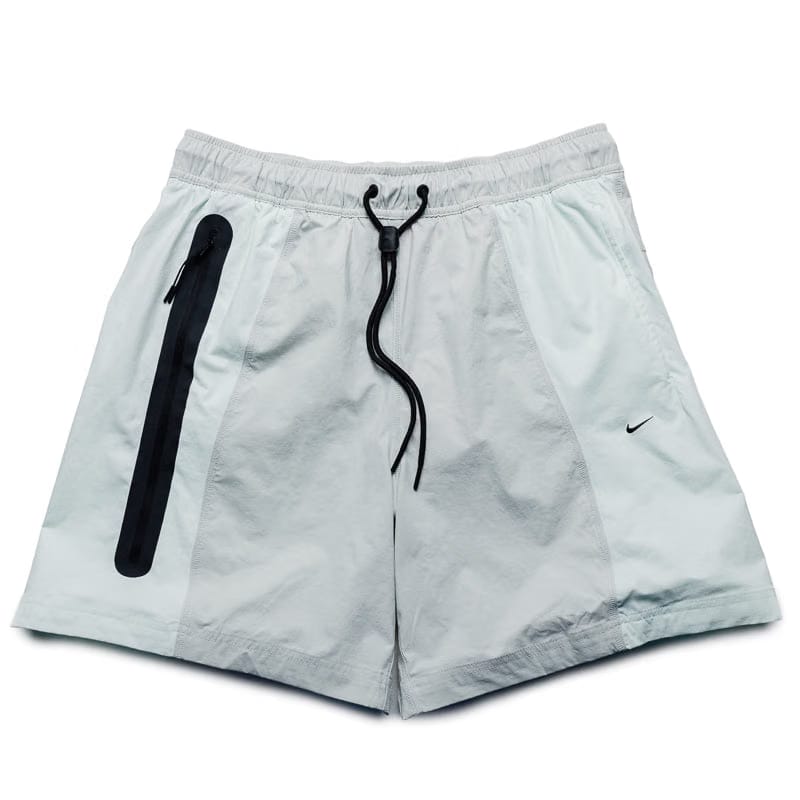 Nike Tech Dri-FIT Woven Color Block Shorts - Light Silver/Barely Green