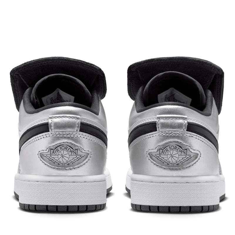 Air Jordan 1 Low SE (GS) - White/Metallic Silver