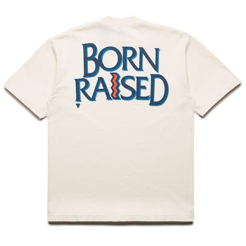 Born x Raised Crooked Tee - Cream