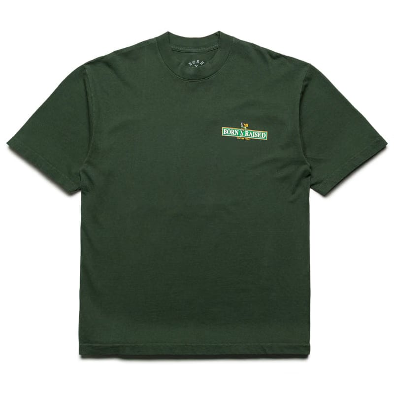 Born x Raised Malt Tee - Forest Green