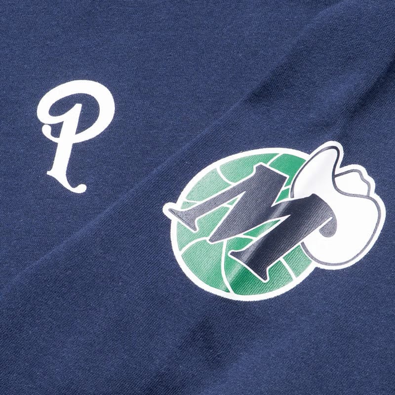 Mitchell & Ness Politics x Dallas Mavericks x Mitchell & Ness L/S Tee - Navy