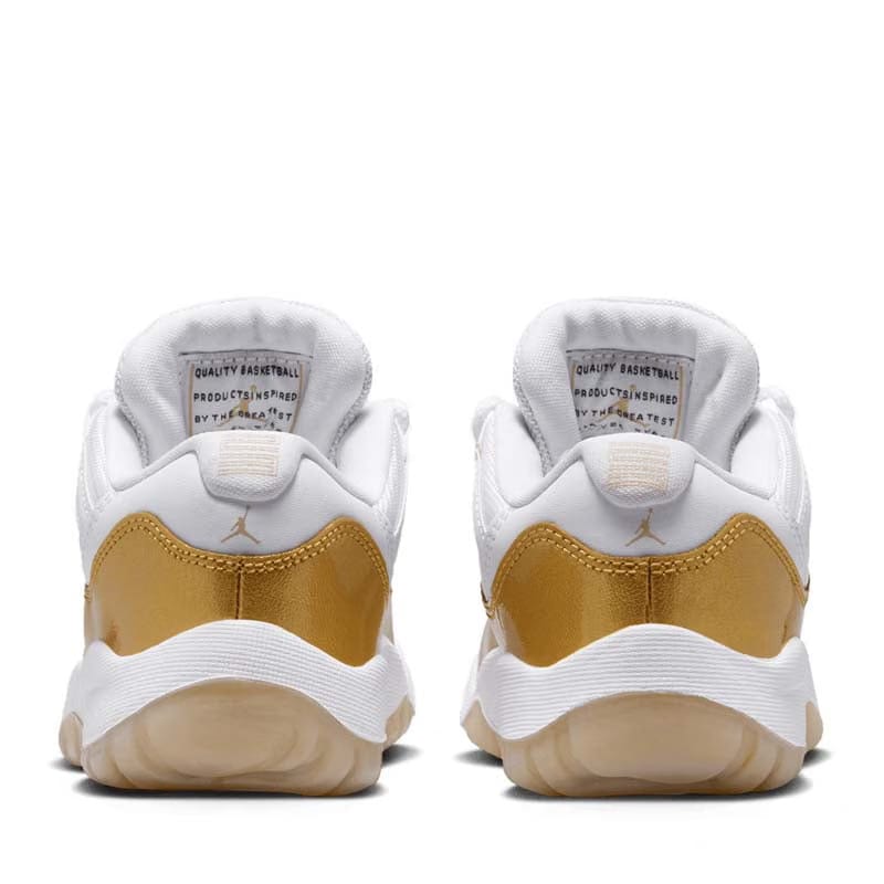 Air Jordan Jordan 11 Retro Low 'Mother's Day' (PS) - White/Metallic Gold