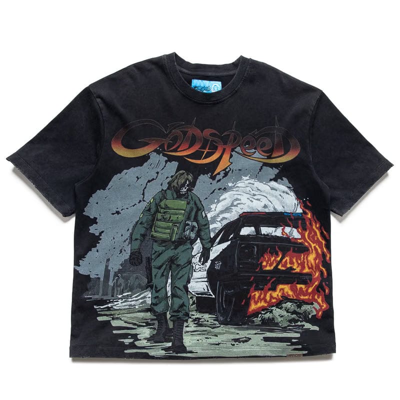 Godspeed New York KHAOS Tee NG - Black