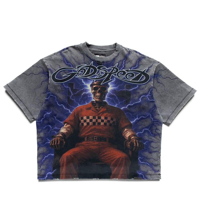 Godspeed New York Culture Shock Tee - Grey Wash