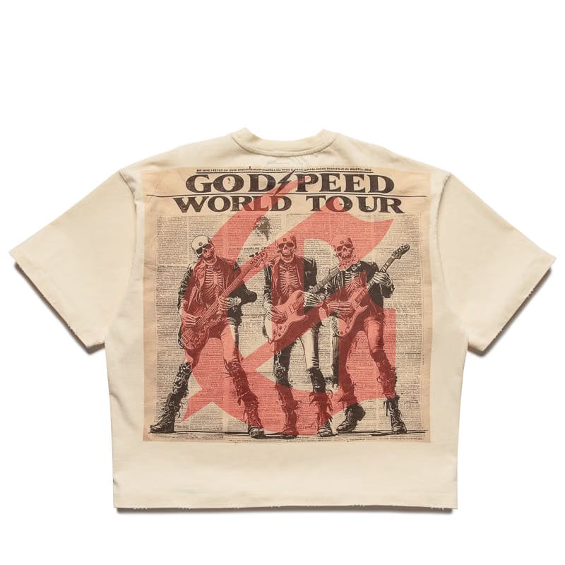 Godspeed New York GS World Tour Tee - Bone