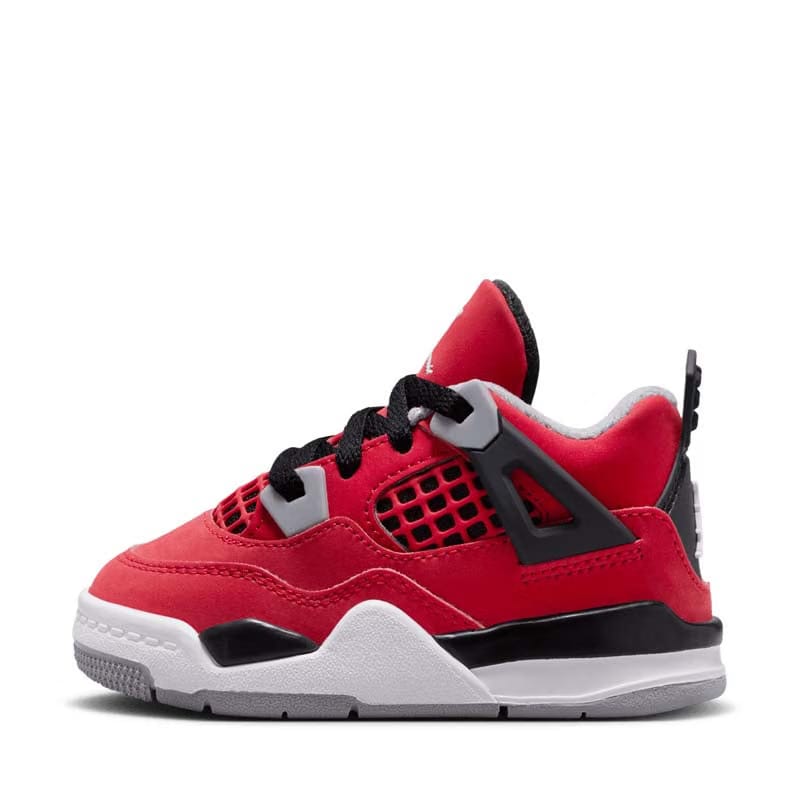 Air Jordan Jordan 4 Retro 'Toro Bravo' (TD) - Fire Red/White