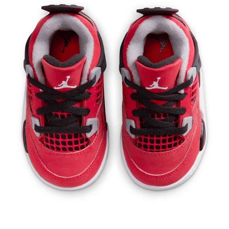 Air Jordan Jordan 4 Retro 'Toro Bravo' (TD) - Fire Red/White