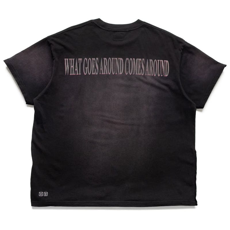 Ksubi H.W.R. Sid Tee - Sunbleach Black