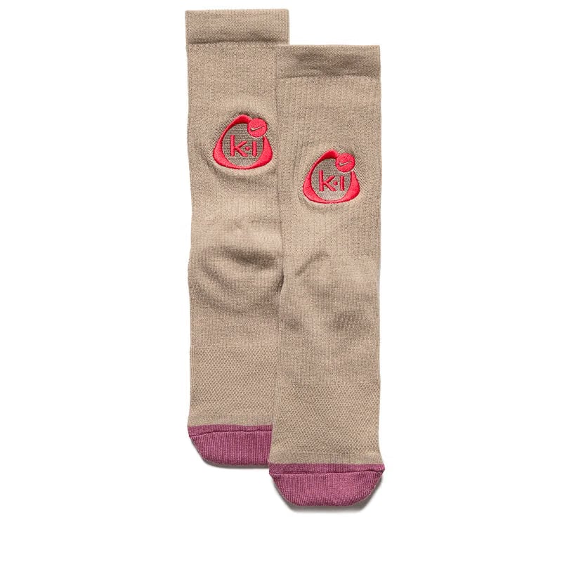 Nike Kids Of Immigrants x Nike Crew Socks - Khaki/Light Mulberry