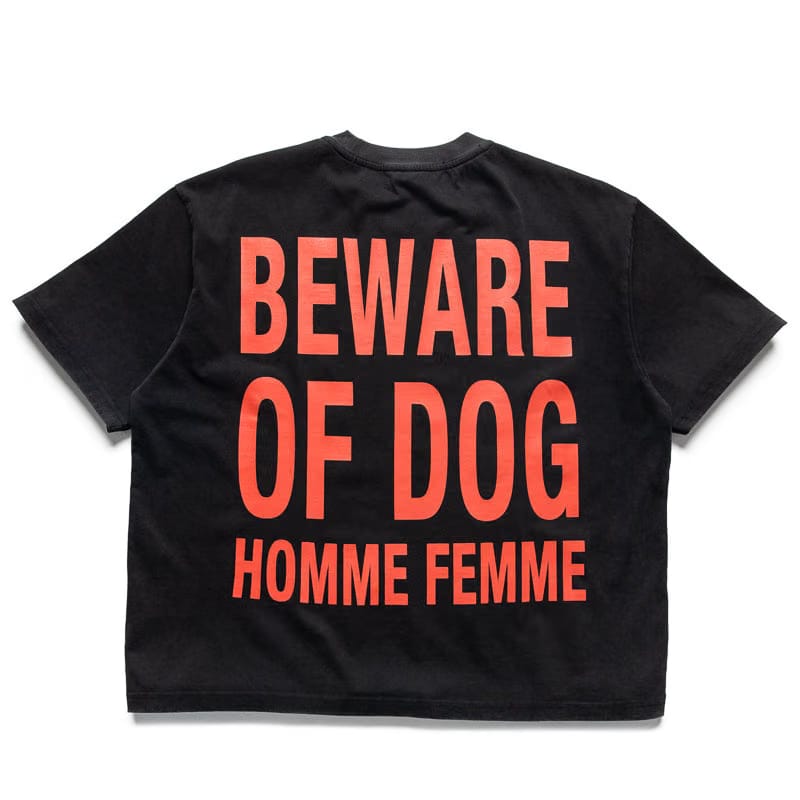 Homme Femme Digital Rottweiler Tee - Black
