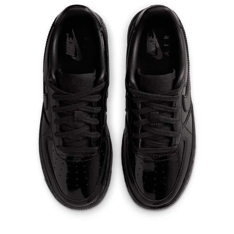 Nike Air Force 1 Low Patent Leather (GS) - Black/Black