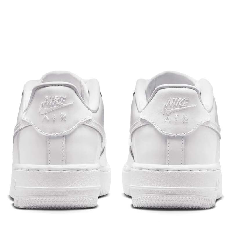 Nike Air Force 1 Low Patent Leather (GS) - White/White