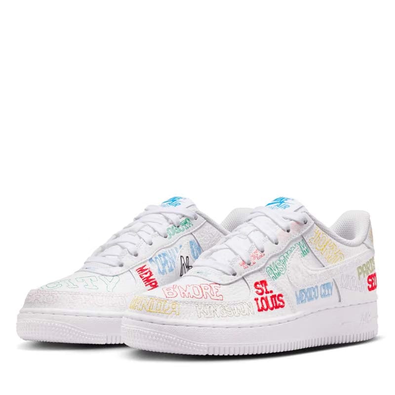 Nike Air Force 1 LV8 3 'On Tour' (GS) - White/White