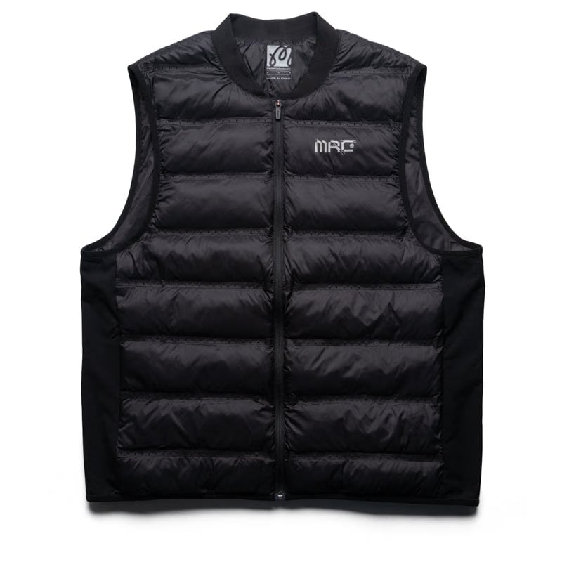 Malbon Golf Malbon Run Club MRC Padded Vest - Jet Black