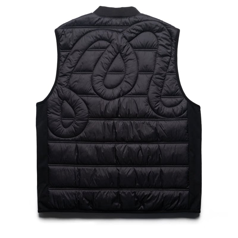 Malbon Golf Malbon Run Club MRC Padded Vest - Jet Black