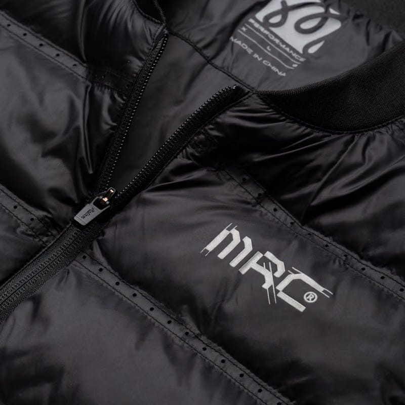 Malbon Golf Malbon Run Club MRC Padded Vest - Jet Black