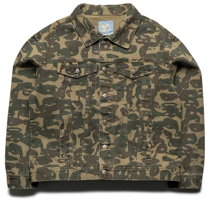 KidSuper Face Camo Jacket - Dark Green