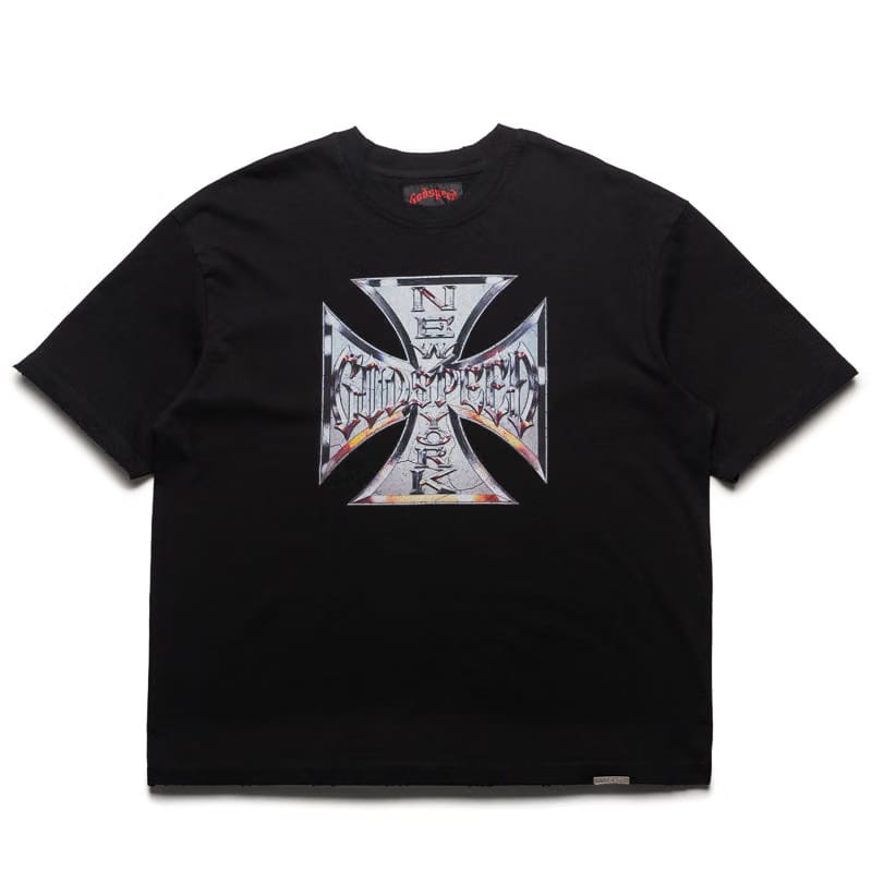 Godspeed New York Chrome Motto Tee - Black