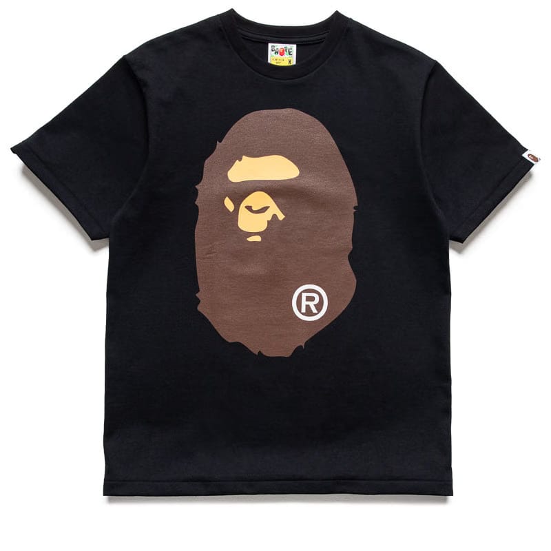BAPE A Bathing Ape Big Ape Head Tee - Black