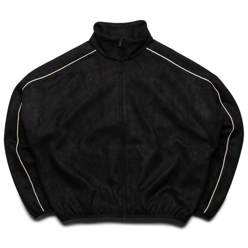 Fear Of God Essentials Signature Modern Track Jacket W/ Piping - Vintage Black
