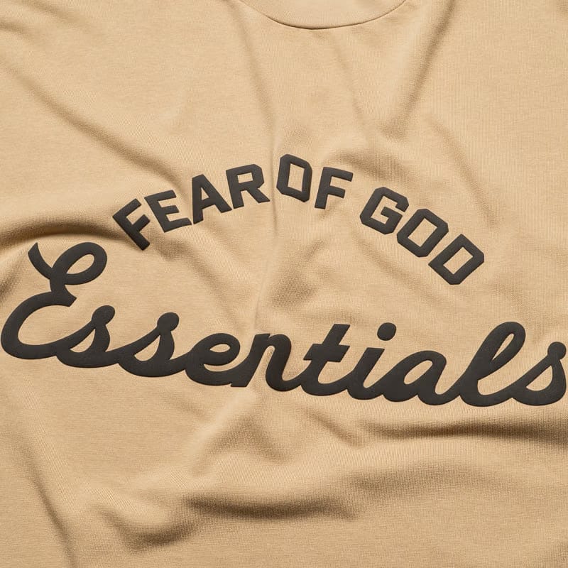 Fear Of God Essentials Training 90's Tee - Faded Dune