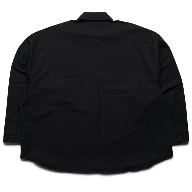 Fear Of God Essentials Signature Button Up Shirt - Black