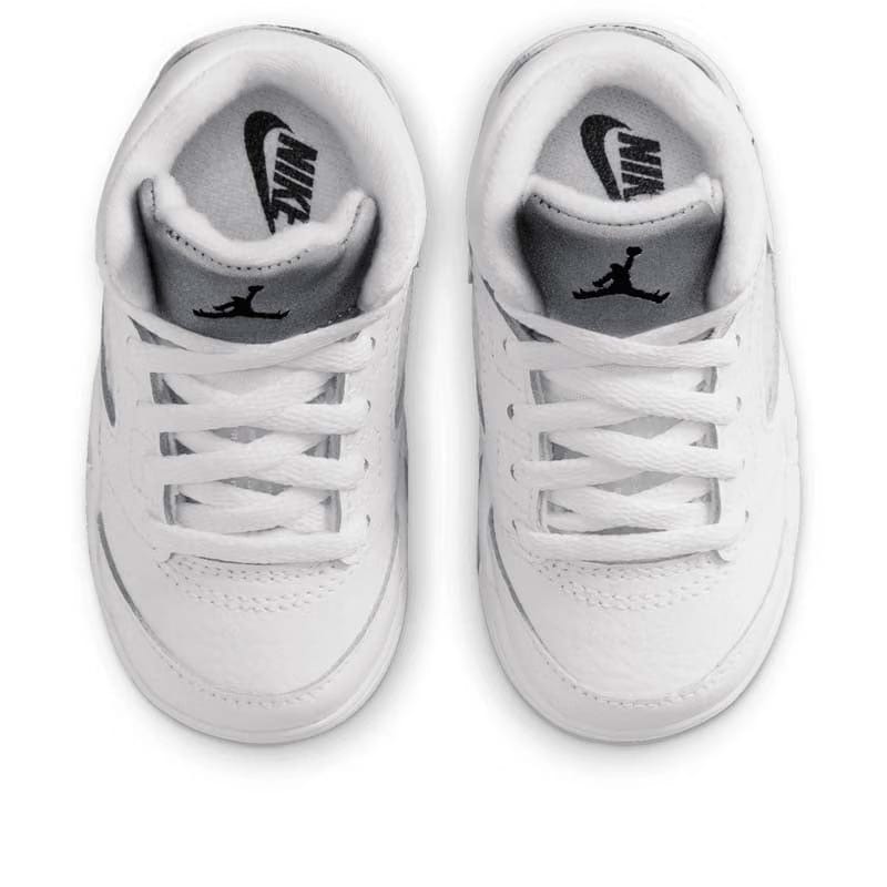 Air Jordan Jordan 5 Retro (TD) - White/Metallic Silver