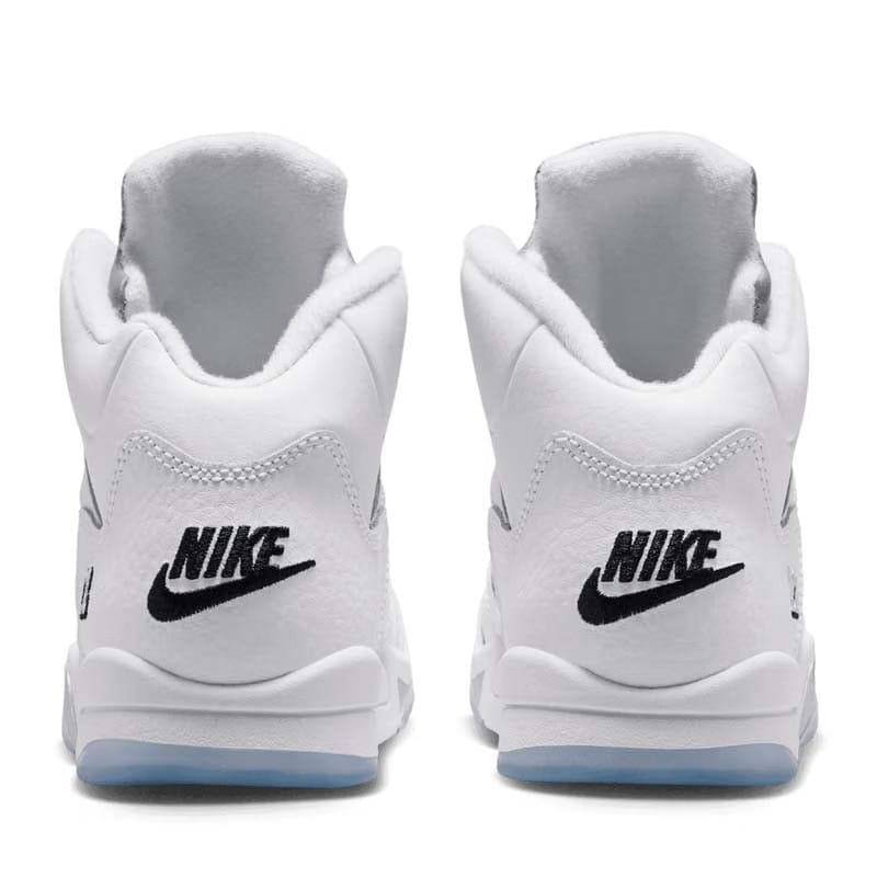 Air Jordan Jordan 5 Retro (PS) - White/Metallic Silver