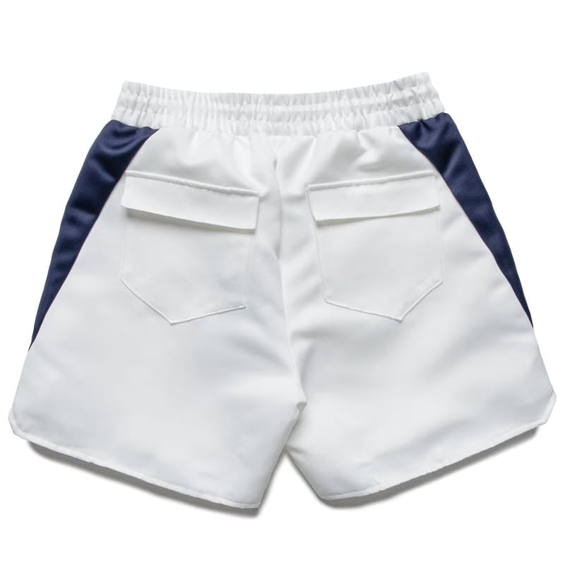 Rhude Logo Lightning Shorts - White/Navy