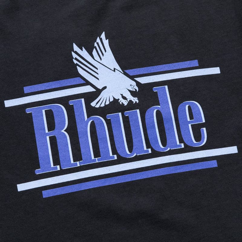 Rhude Rossa Tee - Vintage Black/Blue