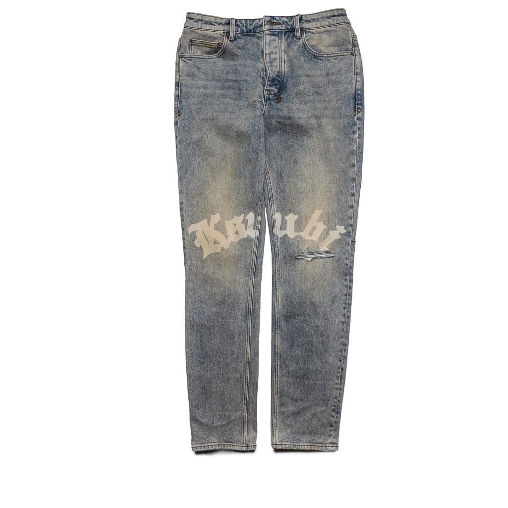 Ksubi Chitch Stature Trashed Idols Denim Pant - Indigo