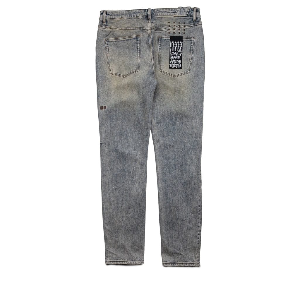 Ksubi Chitch Stature Trashed Idols Denim Pant - Indigo