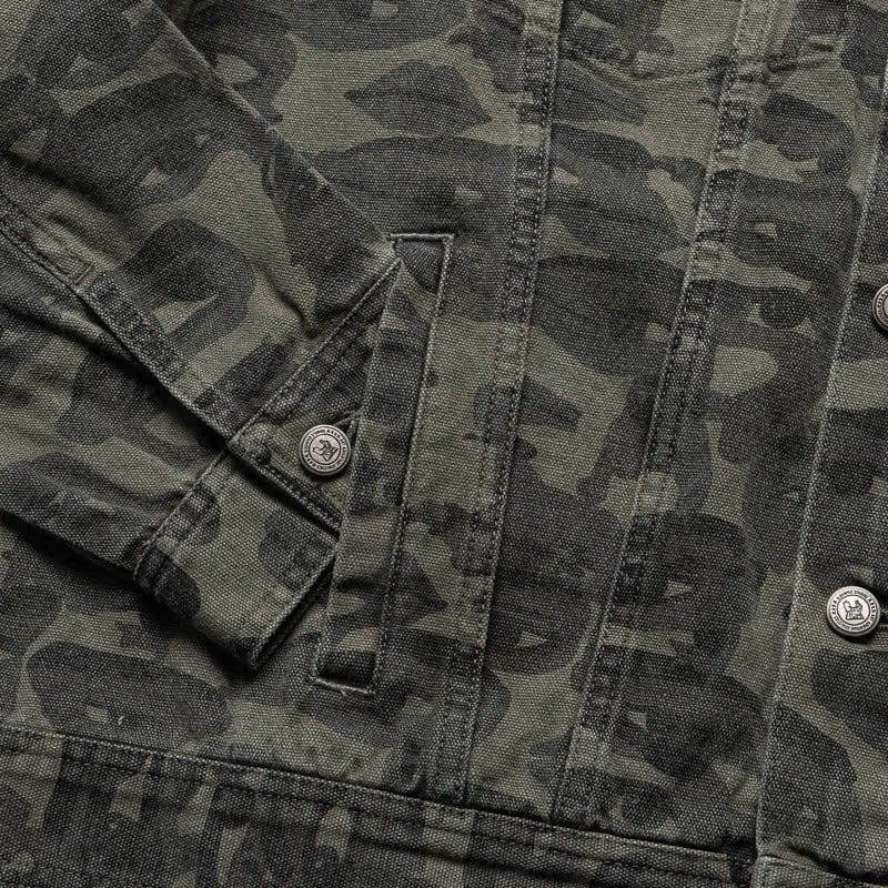 KidSuper Face Camo Jacket - Black