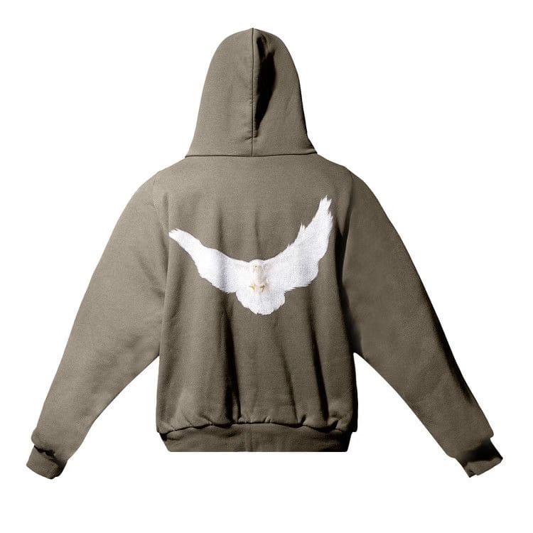 Yeezy Gap Engineered by Balenciaga Dove Shrunken Hoodie Beige