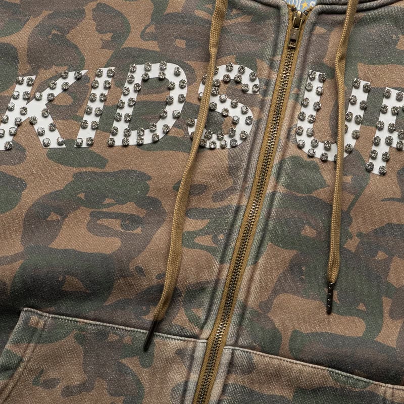 KidSuper Face Camo Hoodie - Dark Green