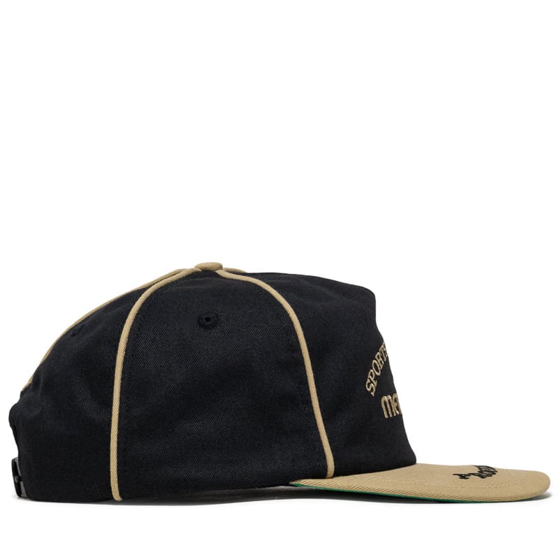 Metalwood Studio Professional Piping Snapback - Black/Gold