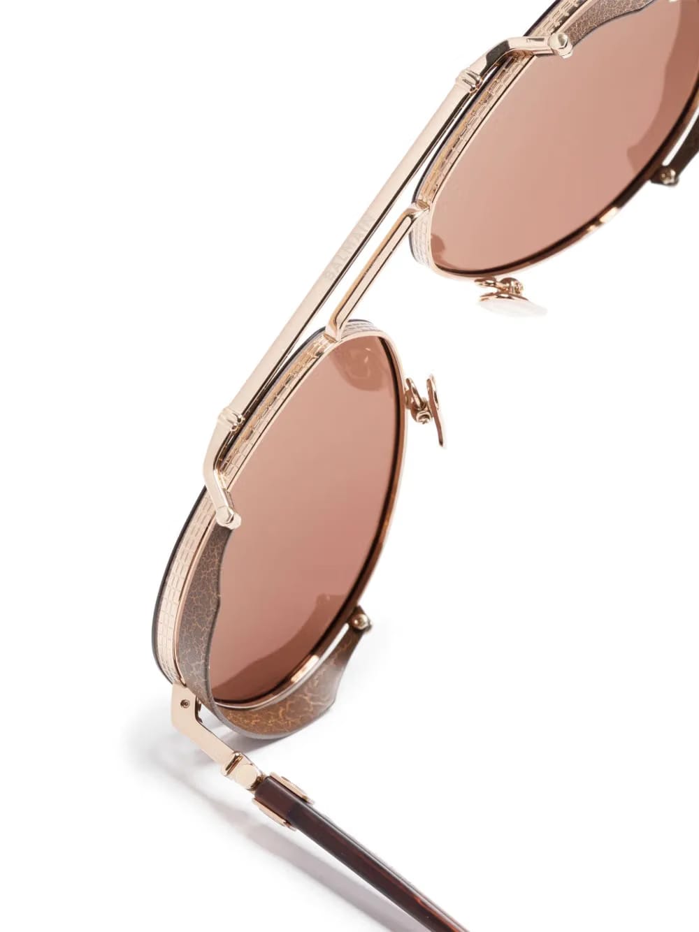 Captaine oval-frame gradient sunglasses