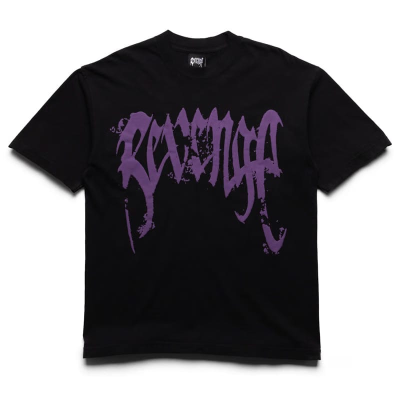 Revenge St. Michael Tee - Black/Purple