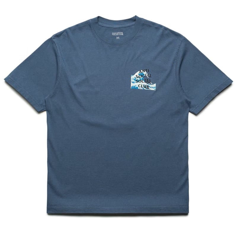 Anti Social Social Club Tonkatsu The Great Wave Tee - Indigo