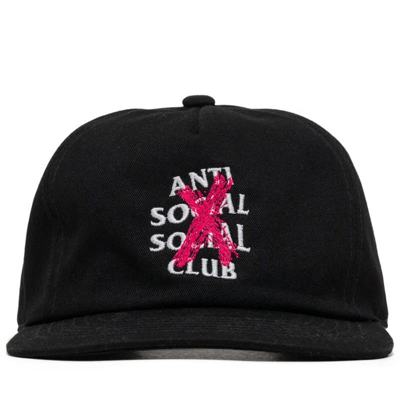 Anti Social Social Club Cancelled Paint Cap - Black