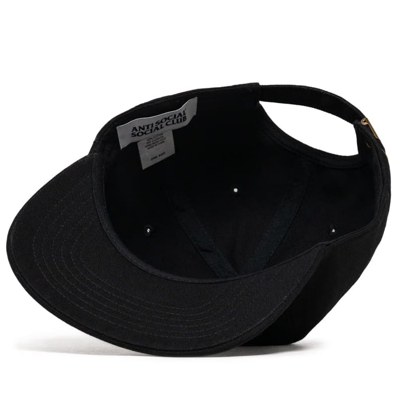 Anti Social Social Club Cancelled Paint Cap - Black