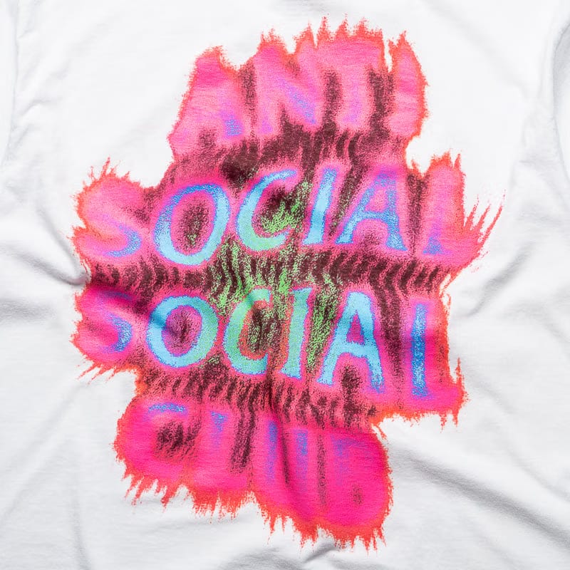 Anti Social Social Club Thermal Flame Tee - White