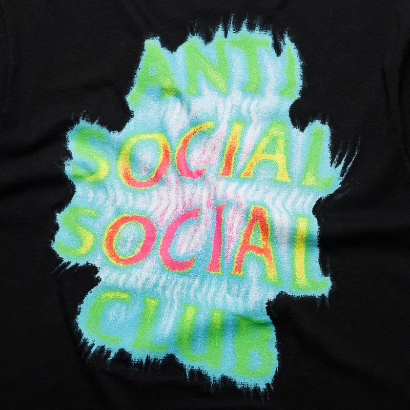 Anti Social Social Club Thermal Flame Tee - Black