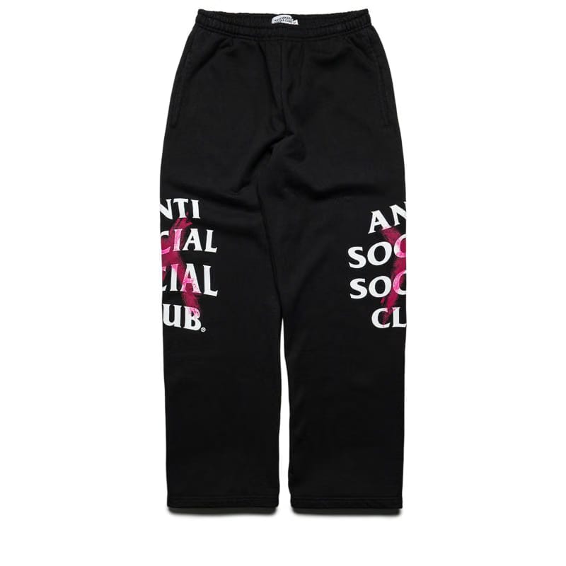 Anti Social Social Club Cancelled Hand Painted Sweatpants - Black