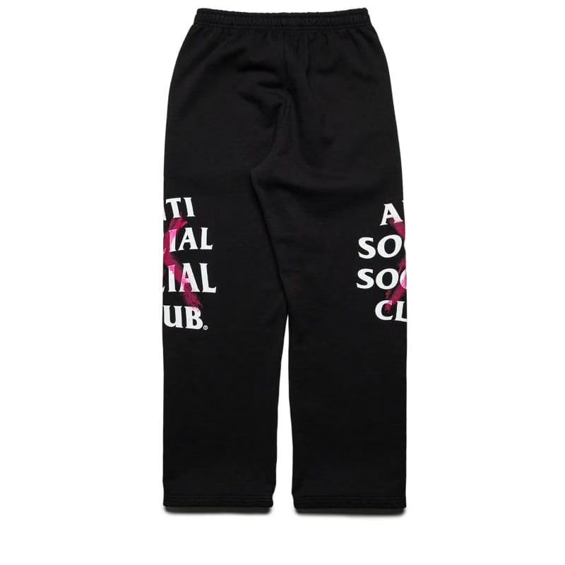 Anti Social Social Club Cancelled Hand Painted Sweatpants - Black