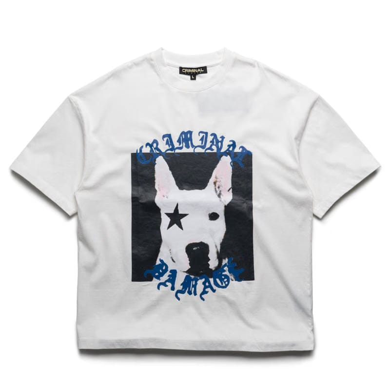 Criminal Damage Star Dog Tee - Off White